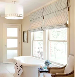 Curtain for bathroom window photo design