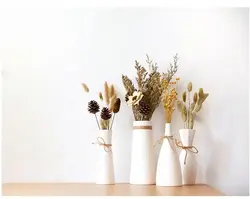 Dried flowers in the living room interior