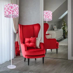 Chair for bedroom in modern style photo