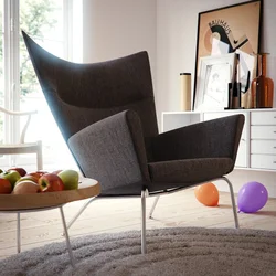 Chair for bedroom in modern style photo