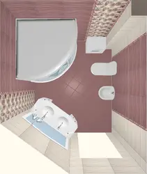 Program for bathroom design and tile selection