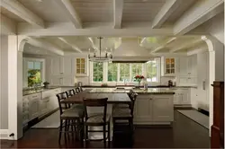Photo of a spacious kitchen