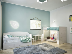 Светлая детская спальня фото