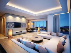 3D Living Room Interior Design