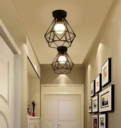 Sconces in the hallway interior photo