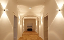 Sconces In The Hallway Interior Photo