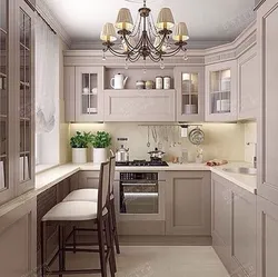 Small classic kitchen design