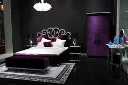 Color Combination In The Bedroom Interior Black