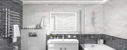 Агат плиткалары ваннасының дизайны
