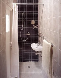 Ванная комната дизайн душ со шторкой