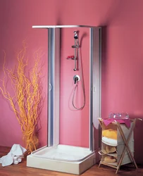 Bathroom design shower with curtain