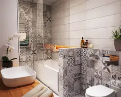 Simple bathroom interiors