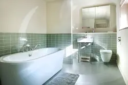 Simple bathroom interiors