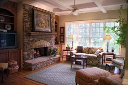 Rustic living room design