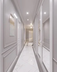 Hallway Interior Design In White