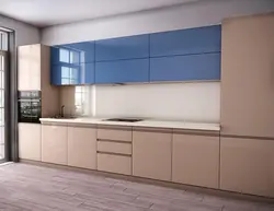 MDF facades in film in the kitchen interior