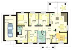 Design Of One-Story Houses With Three Bedrooms