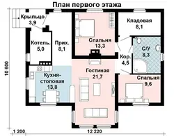 Дызайн Аднапавярховых Дамоў З Трыма Спальнямі