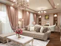 Cream living room interior