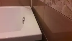 Fill The Gap Between The Bathroom Wall Photo