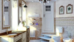 Дызайн ваннай у французскім стылі