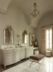 Француз стиліндегі ванна бөлмесінің дизайны