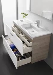 Шкафы бар ваннаға арналған раковинаның дизайны