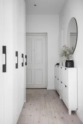 Hallway interiors in white