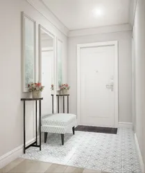 Hallway interiors in white