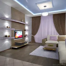 Living room design in apartment 3 5