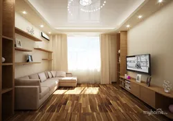 Living room design in apartment 3 5