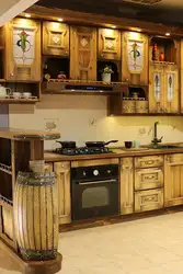 Wooden kitchen interior design