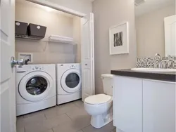 Bathroom laundry design