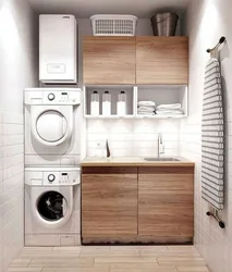 Bathroom laundry design