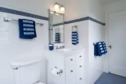 Nautical design bathroom tiles