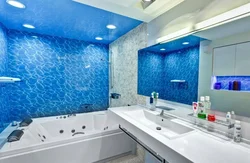 Nautical design bathroom tiles