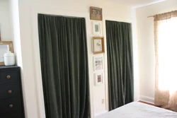 Bedroom Interior Curtains Doors