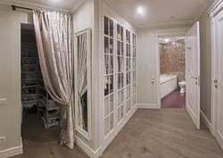 Bedroom interior curtains doors
