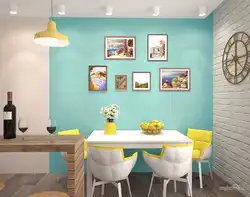 Paint the kitchen in two colors photo