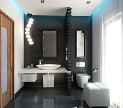 Плитка в ванной и туалете в одном стиле фото