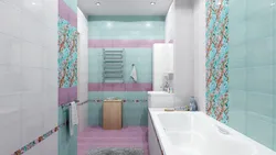 Bathroom design turquoise tiles