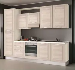 Кухня 3 метра прямая дизайн с пеналом