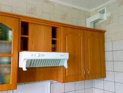 Ventilation hood in the kitchen photo