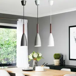 Pendant lamps for the kitchen photo