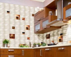 Kitchen room design tiles