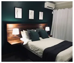 Emerald Bed In The Bedroom Interior