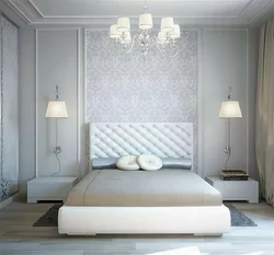 Photo Wallpaper In The Bedroom Above The Bed Design Photo