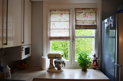 Curtains For A Small Kitchen In Khrushchev In A Modern Design