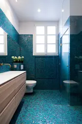 Photo Of A Bathtub With A Blue Floor