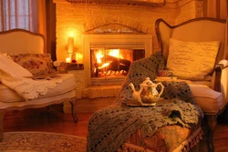 Warm cozy bedroom photo